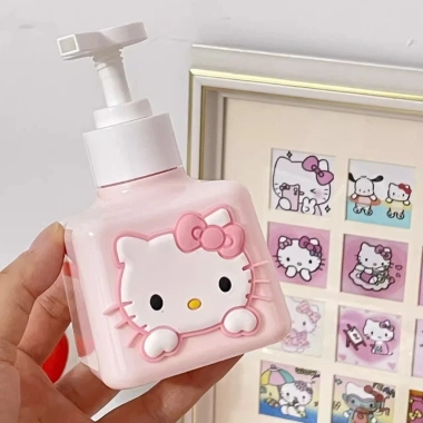 Chai chiết rót hình mèo dễ thương - Nắp nhấn tiện lợi sữa tắm, rửa tay, giặt 5 Chai chiết rót hình mèo dễ thương - Nắp nhấn tiện lợi sữa tắm, rửa tay, giặt 5