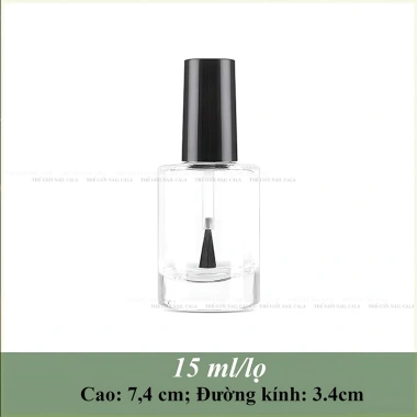 Chai chiết sơn gel 15ml thủy tinh cọ chiết gel, nước mềm da, giá 7.900₫ 6