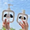 Chai chiết sữa tắm sticker cún dễ thương, đựng dầu gội, nước rửa tay trong suốt đa năng sang trọng 3