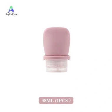 Chai du lịch silicon không rò rỉ 30/60/90ml Hộp đựng đổ lại ống mỹ phẩm đa năng cho dầu gội sữa dưỡng da xà phòng MỚI 4