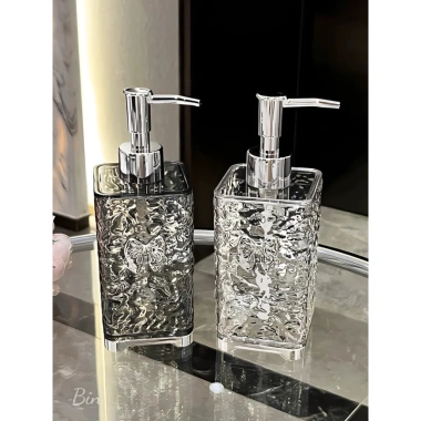 Chai đựng dầu gội, bình chiết sữa tắm Vòi nhấn hoà gợn sóng 300-400ml - Giá 25.000₫ 6