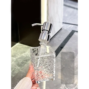 Chai đựng dầu gội, bình chiết sữa tắm Vòi nhấn hoà gợn sóng 300-400ml - Giá 25.000₫ 7