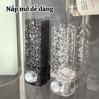 Chai đựng dầu gội, bình chiết sữa tắm Vòi nhấn hoà gợn sóng 300-400ml - Giá 25.000₫ 10