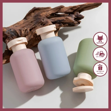 Chai đựng dầu gội sữa tắm 100ml nhựa mềm - Bình chiết mỹ phẩm 19.000đ