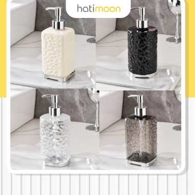 Chai đựng dầu gội sữa tắm Hatimoo 400ml dạng vòi ấn - Giá 59.000đ