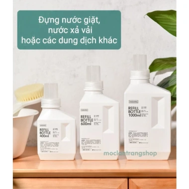 Chai đựng nước giặt và xả vải có vòi rót chống tràn, bình lọ chiết đa năng lau nhà - Giá 45.000 VND 8