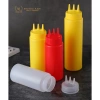 Chai đựng sốt 3 vòi PE - Lọ nhựa chia vạch in nổi, nắp chống bung, chỉ 16.000₫ 2