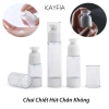 Chai Hút Chân Không 30/50/100ml Chiết Mỹ Phẩm - Lọ Nhựa Trong Suốt KAYFIA Giá Ưu Đãi 7.000đ