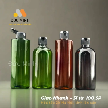 Chai lọ nhựa PET cứng chiết dầu gội 300ml-500ml - Giá sỉ/lẻ chỉ 5.000đ 2