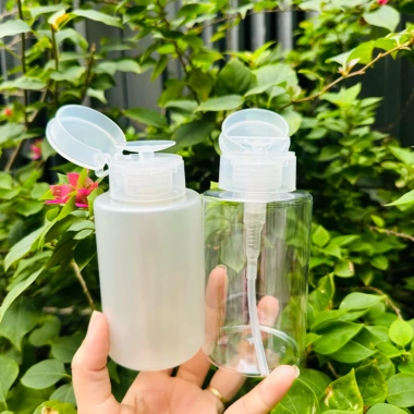 Chai lọ nhựa PET trong 200ml-500ml có vòi nhấn - Giá ưu đãi 14.100 VND 3 Chai lọ nhựa PET trong 200ml-500ml có vòi nhấn - Giá ưu đãi 14.100 VND 3