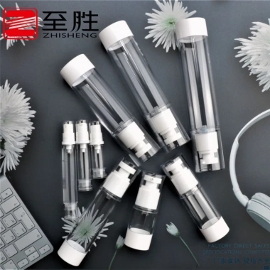 Chai lọ xịt chân không 5-50ml nhựa trong suốt chiết mỹ phẩm - Đựng toner, dầu gội, sữa tắm du lịch, giá 14.999₫