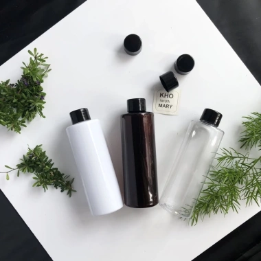Chai nhựa 250ml nắp vặn đen set 5 - nhỏ giọt, dùng cho mỹ phẩm, giá chỉ 39.000đ, đa màu nâu, trắng, xanh, trong 10 Chai nhựa 250ml nắp vặn đen set 5 - nhỏ giọt, dùng cho mỹ phẩm, giá chỉ 39.000đ, đa màu nâu, trắng, xanh, trong 10