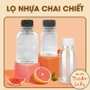 Chai nhựa 50ml 100ml dày dặn kèm nắp, đựng gia vị, sốt chấm, nhỏ gọn tiện lợi 12k