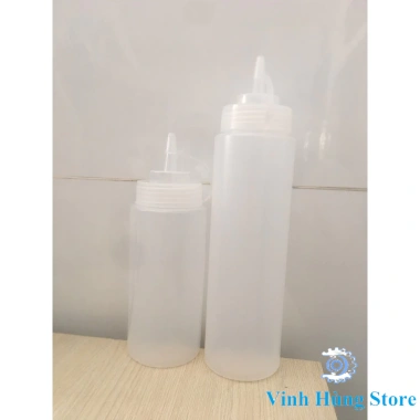 Chai nhựa đựng sốt mứt có nắp 400-1.000ml – Dụng cụ pha chế giá 19.000đ