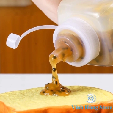 Chai nhựa đựng sốt mứt có nắp 400-1.000ml – Dụng cụ pha chế giá 19.000đ