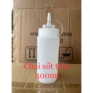 Chai nhựa đựng sốt mứt có nắp 400-1.000ml – Dụng cụ pha chế giá 19.000đ
