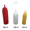 Chai nhựa đựng sốt mứt có nắp chống bụi vuông, chia vạch - Đa năng, chỉ 11.000đ 7