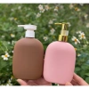 Chai nhựa HDPE 300ml màu hồng - Đựng kem body, lotion, dầu gội, sữa tắm, chiết mỹ phẩm cao cấp, giảm giá 22% 6
