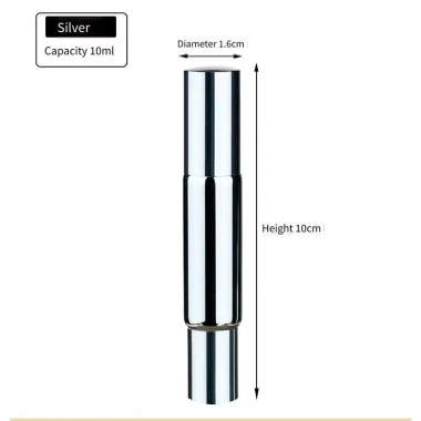 Chai nước hoa 10ml nạp lại, phun & lăn mạ điện, máy phun thủy tinh chống rò rỉ cho Cologne & Essential Oil