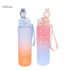 Chai Nước Thể Thao 900ml Chống Rò Rỉ, Đồ Uống Di Động Cho Gym và Du Lịch 3