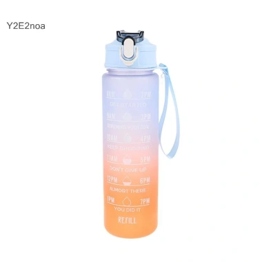 Chai Nước Thể Thao 900ml Chống Rò Rỉ, Đồ Uống Di Động Cho Gym và Du Lịch 10
