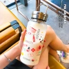 Chai Nước Thủy Tinh Graffiti 1.000ml - Du Lịch, Thể Thao, Máy Pha Trà Di Động, Dung Tích Lớn - Giá 264.000đ 3