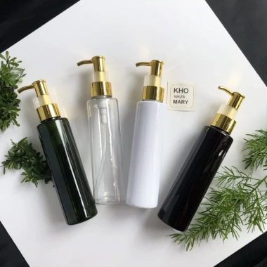 Chai PET trắng vòi pump mini 100‑300ml - Đựng sữa tắm, giá ưu đãi 75.000₫ 8