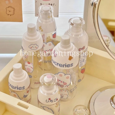 Chai Rỗng Dạng Xịt Đựng Mỹ Phẩm Chăm Sóc Da Họa Tiết Hoạt Hình - 33.818 VND