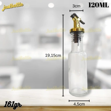 Chai rót xịt mini du lịch 120ml - Đựng dầu ăn, gia vị, nước mắm, dấm, tem nhãn - Giá chỉ 27.6k