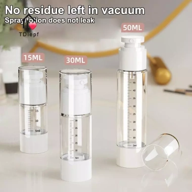 Chai sữa dưỡng chân không 15/30/50ml di động, không cân, đổ lại, hộp đựng mỹ phẩm, kem nền – Giá 44.660₫