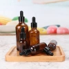 Chai Thủy Tinh Lọ Chiết Mỹ Phẩm Nắp Bóp Đen Trơn Đựng Tinh Dầu 5‑100ml Giá 3.000đ 2