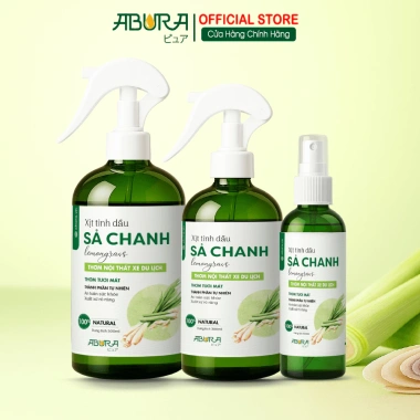 Chai Tinh Dầu Xịt ABURA Chống Say Xe, Khử Mùi Nội Thất Xe Du Lịch 100-500ml - Thơm Xe Ô Tô, 46.200₫