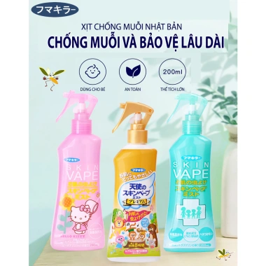 Chai Xịt Chống Muỗi và Côn Trùng SkinVape Nhật Bản 100ml - Giá Ưu Đãi 109k 2
