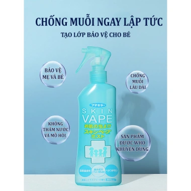 Chai Xịt Chống Muỗi và Côn Trùng SkinVape Nhật Bản 100ml - Giá Ưu Đãi 109k 3