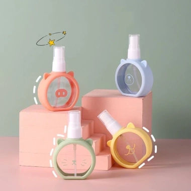 Chai xịt phun sương 50ml silicone dễ thương, tiện dụng, bọc silicone bảo vệ 33.000đ