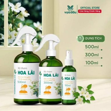 Chai Xịt Tinh Dầu VUATINHDAU 100ml-500ml Khử Mùi, Chống Say Tàu, Khử Khuẩn, Thư Giãn - Giá Ưu Đãi 46.200 VND