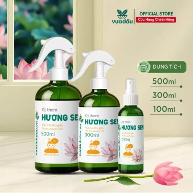 Chai Xịt Tinh Dầu VUATINHDAU 100ml-500ml Khử Mùi, Chống Say Tàu, Khử Khuẩn, Thư Giãn - Giá Ưu Đãi 46.200 VND