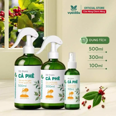 Chai Xịt Tinh Dầu VUATINHDAU 100ml-500ml Khử Mùi, Chống Say Tàu, Khử Khuẩn, Thư Giãn - Giá Ưu Đãi 46.200 VND
