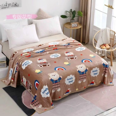 Chăn bông tuyết siêu mịn nhẹ 2x2m, mỏng 4 mùa văn phòng, học - Giá 135.000đ 9
