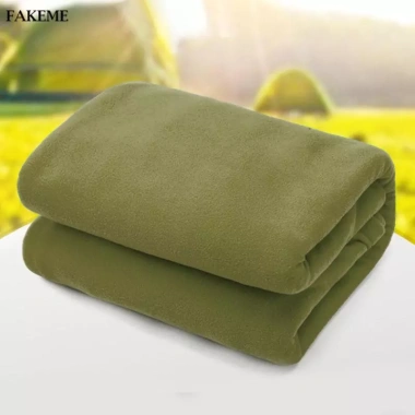 Chăn Cắm Trại Lót Lông Cừu Nhẹ Nhàng, Giữ Ấm Tốt, Phù Hợp Du Lịch Balo - Giá 193k 5