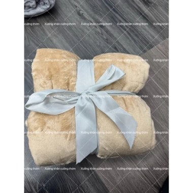Chăn đắp người spa lông thỏ Muji mềm mịn, chăn văn phòng cấp 1,1x2m 103.100VND 8