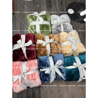 Chăn đắp người spa lông thỏ Muji mềm mịn, chăn văn phòng cấp 1,1x2m 103.100VND 9