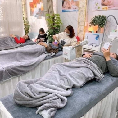 Chăn Đắp Spa và Văn Phòng Lông Thỏ 1.15x2m - Ấm Áp, Siêu Nhẹ, Giá ưu đãi 175k