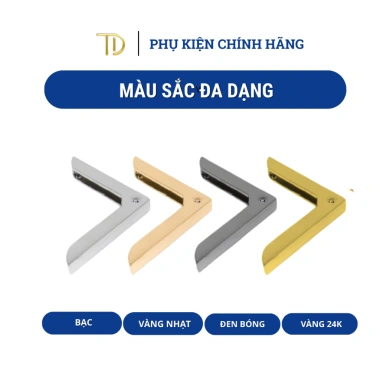 Chân đế và nẹp góc túi xách mạ điện Electroplating, bền 5-8 năm, chỉ 32.000₫ 4