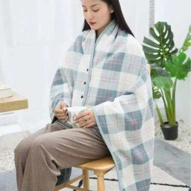 Chăn Đeo Kẻ Sọc Lười Du Lịch Ngoài Trời – Siêu Nhẹ, Ấm Lạnh, Giá Chỉ 178.956₫ 7