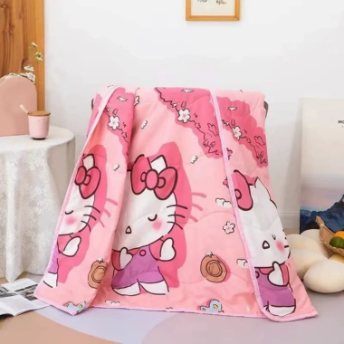 Chăn đũi bé mềm mịn 1x1.4m họa tiết thỏ dễ thương mùa hè, giá chỉ 79.000đ 4