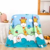 Chăn đũi bé mềm mịn 1x1.4m họa tiết thỏ dễ thương mùa hè, giá chỉ 79.000đ 9