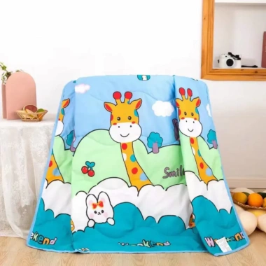 Chăn đũi bé mềm mịn 1x1.4m họa tiết thỏ dễ thương mùa hè, giá chỉ 79.000đ 9