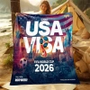 Chăn Flannel World Cup Bóng Đá Ấm Áp - Giá ưu đãi 198.536₫, dùng nhà, văn phòng 8