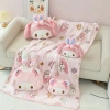 Chăn gối ôm 2 trong 1 dày dặn, ngủ trưa – Gối cổ xe hơi du lịch – 158.000đ